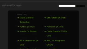 What Micanaltv.com website looked like in 2014 (9 years ago)