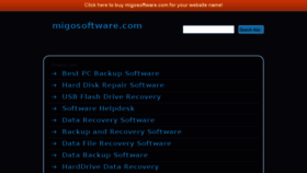 What Migosoftware.com website looked like in 2014 (9 years ago)