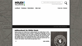 What Molendatabase.org website looked like in 2014 (9 years ago)