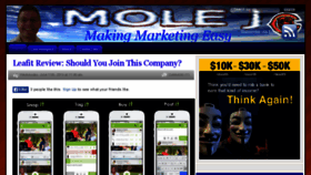 What Molej.com website looked like in 2014 (9 years ago)