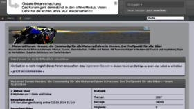 What Motorradforum-mittelhessen.de website looked like in 2014 (9 years ago)