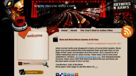What Movie-info.com website looked like in 2014 (9 years ago)
