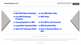 What Mp3searchmusic.com website looked like in 2014 (9 years ago)