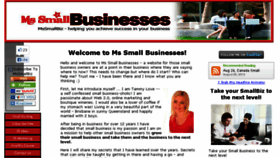 What Ms-small-businesses.com website looked like in 2014 (9 years ago)