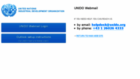 What Mobile.unido.org website looked like in 2014 (9 years ago)