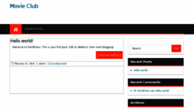 What Movieclub4u.com website looked like in 2014 (9 years ago)