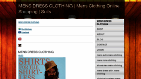 What Mensdressclothing.com website looked like in 2014 (9 years ago)
