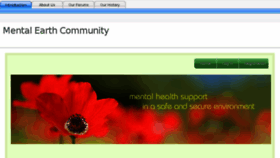 What Mentalearth.com website looked like in 2014 (9 years ago)