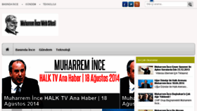What Muharremince.net website looked like in 2014 (9 years ago)