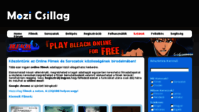 What Mozicsillag.com website looked like in 2014 (9 years ago)