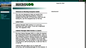 What Microlognet.com website looked like in 2014 (9 years ago)