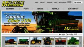 What Midstateequipment.com website looked like in 2014 (9 years ago)