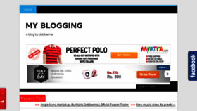 What Myblogging.in website looked like in 2014 (9 years ago)