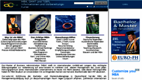 What Mba-net.de website looked like in 2014 (9 years ago)
