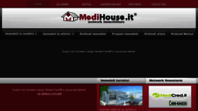 What Medihouse.it website looked like in 2014 (9 years ago)