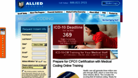 What Medicalcodingcourses.com website looked like in 2014 (9 years ago)