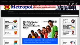 What Metropoldershaneleri.com website looked like in 2014 (9 years ago)