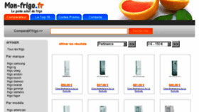 What Mon-frigo.fr website looked like in 2014 (11 years ago)