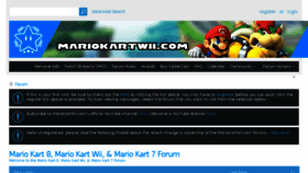 What Mariokartwii.com website looked like in 2014 (9 years ago)