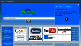 What Moons.it website looked like in 2014 (9 years ago)
