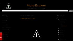 What More-explore.com website looked like in 2014 (9 years ago)