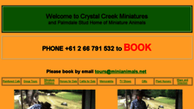 What Minianimals.net website looked like in 2014 (9 years ago)