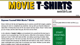 What Movietshirts.com website looked like in 2014 (9 years ago)