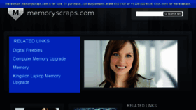 What Memoryscraps.com website looked like in 2014 (10 years ago)