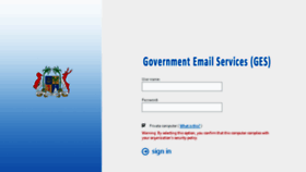 What Mail.govmu.org website looked like in 2014 (9 years ago)