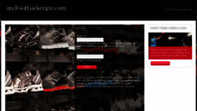 What Myfootlocker411.com website looked like in 2014 (9 years ago)