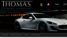 What Maserati-thomas.de website looked like in 2014 (9 years ago)
