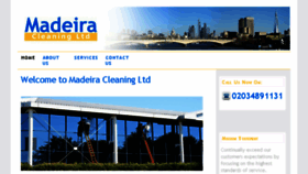 What Madeiracleaning.com website looked like in 2014 (9 years ago)