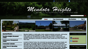 What Mendota-heights.com website looked like in 2014 (9 years ago)