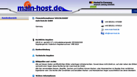 What Main-host.de website looked like in 2014 (9 years ago)
