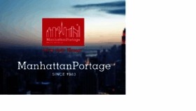 What Manhattanportage.tw website looked like in 2014 (9 years ago)