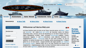 What Marine-welt.com website looked like in 2014 (9 years ago)