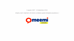 What Meemi.com website looked like in 2014 (9 years ago)