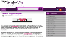 What Mujervip.com website looked like in 2014 (9 years ago)