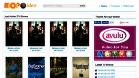 What Mopvideo.com website looked like in 2014 (9 years ago)