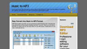 What Musictomp3.org website looked like in 2014 (9 years ago)