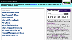 What Manualdainternet.com website looked like in 2014 (9 years ago)