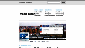 What Media-ocean.de website looked like in 2014 (9 years ago)