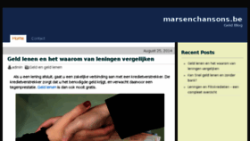 What Marsenchansons.be website looked like in 2014 (9 years ago)