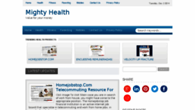 What Mightyhealth.org website looked like in 2014 (9 years ago)