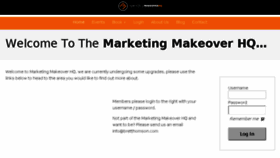 What Marketingmakeoverhq.com website looked like in 2014 (9 years ago)
