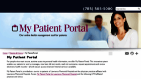 What Mypatientportal.iqhealth.com website looked like in 2014 (9 years ago)