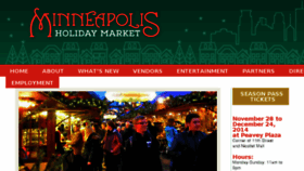 What Minneapolisholidaymarket.com website looked like in 2014 (9 years ago)