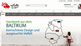 What Mybaltic.de website looked like in 2014 (10 years ago)