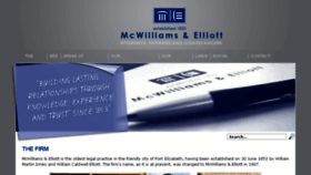 What Mcwilliams.co.za website looked like in 2014 (9 years ago)