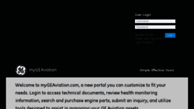 What My.geaviation.com website looked like in 2014 (9 years ago)